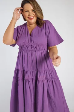 Lorraine Designs Casual Dresses*Kassidy Purple Dress