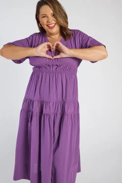 Lorraine Designs Casual Dresses*Kassidy Purple Dress
