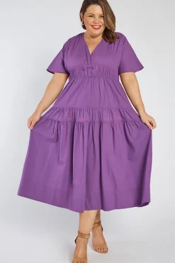 Lorraine Designs Casual Dresses*Kassidy Purple Dress