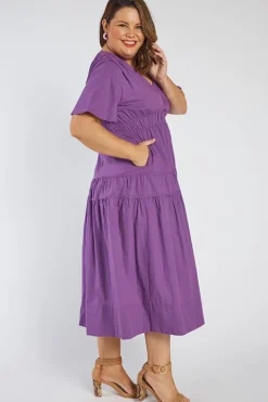 Lorraine Designs Casual Dresses*Kassidy Purple Dress