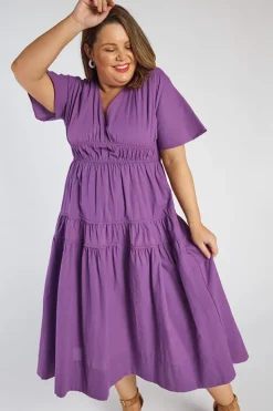 Lorraine Designs Casual Dresses*Kassidy Purple Dress