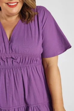 Lorraine Designs Casual Dresses*Kassidy Purple Dress