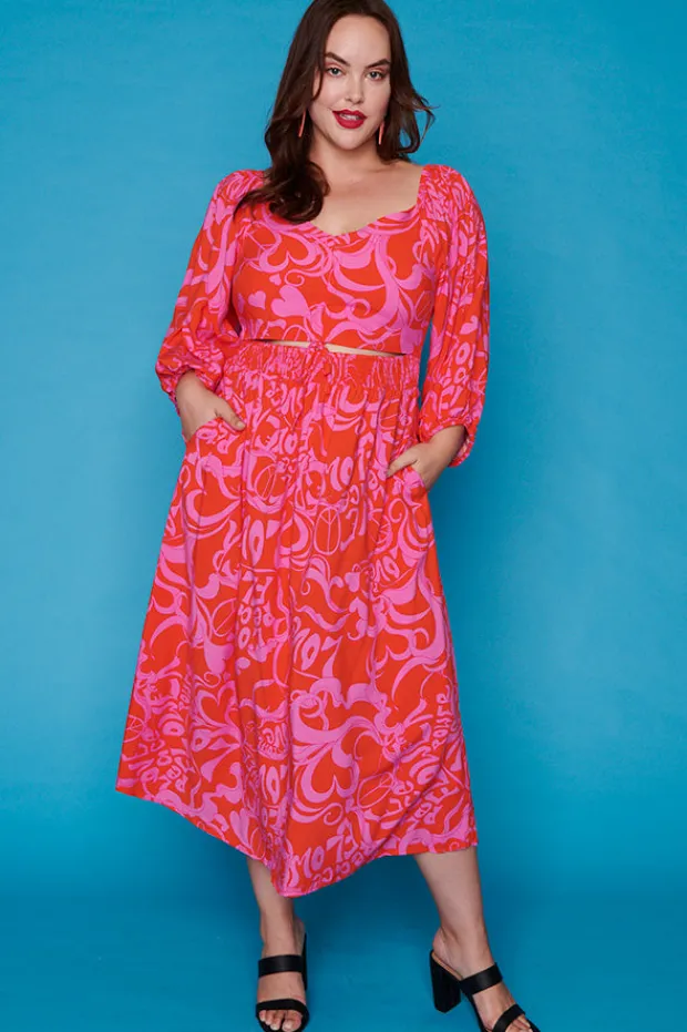 White Closet Casual Dresses | Fit & Flare Dresses*Kate Peace & Love Dress
