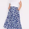 Lorraine Skirts*Katelyn Blue Petal Whimsy Skirt
