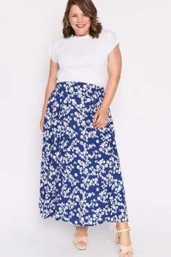 Lorraine Skirts*Katelyn Blue Petal Whimsy Skirt
