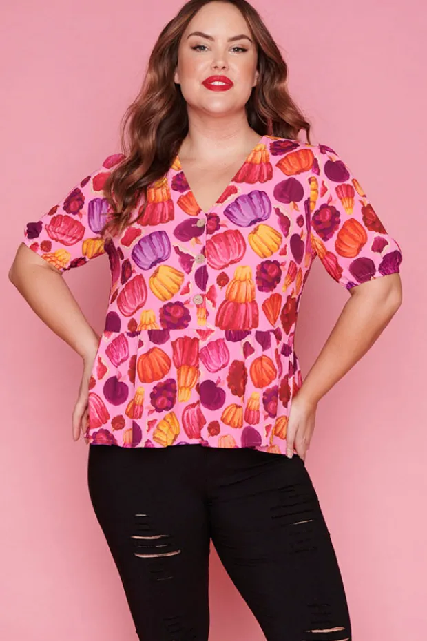 Lorraine Designs Tops*Kerrie Jelly Jane Blouse