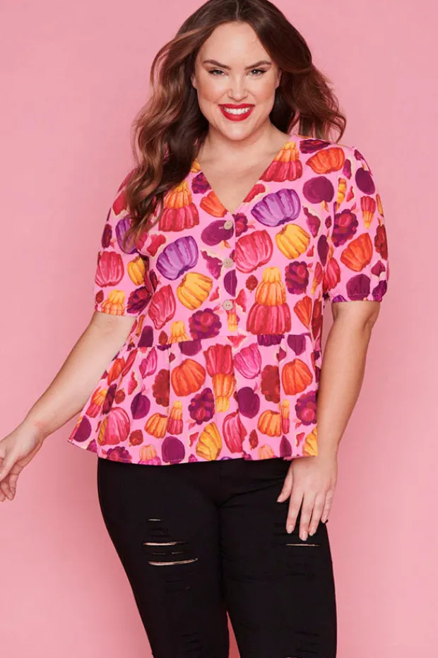 Lorraine Designs Tops*Kerrie Jelly Jane Blouse