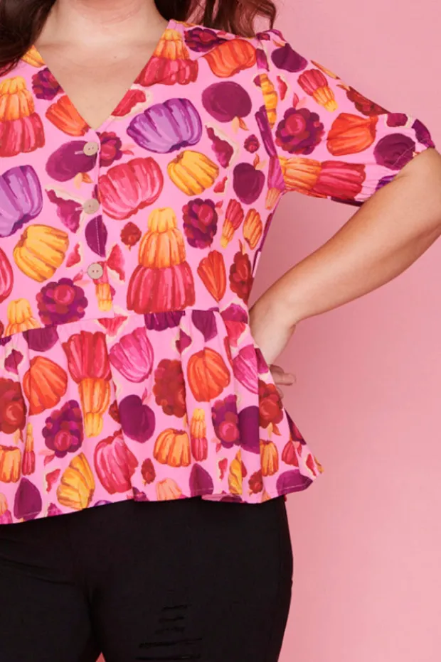 Lorraine Designs Tops*Kerrie Jelly Jane Blouse