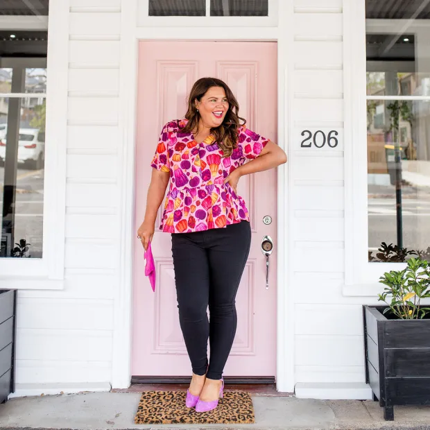 Lorraine Designs Tops*Kerrie Jelly Jane Blouse