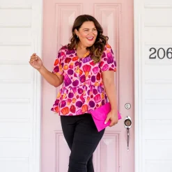 Lorraine Designs Tops*Kerrie Jelly Jane Blouse