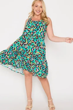 YD International Fit & Flare Dresses | Knee Length Dresses*Kiana Little Party Leopard Dress