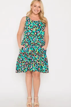 YD International Fit & Flare Dresses | Knee Length Dresses*Kiana Little Party Leopard Dress