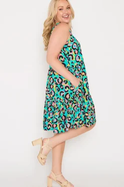 YD International Fit & Flare Dresses | Knee Length Dresses*Kiana Little Party Leopard Dress