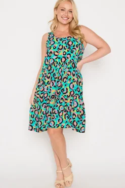 YD International Fit & Flare Dresses | Knee Length Dresses*Kiana Little Party Leopard Dress