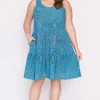 YD International Fit & Flare Dresses | Knee Length Dresses*Kiana Plenty Of Water Dress