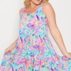 YD International Fit & Flare Dresses | Knee Length Dresses*Kiana Rainbow Bloom Dress