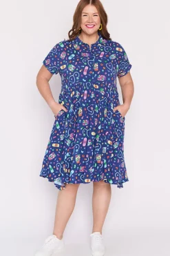 Lorraine Designs Shirt Dresses | Casual Dresses*Kimba Happy Health Dress