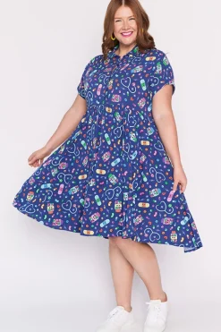 Lorraine Designs Shirt Dresses | Casual Dresses*Kimba Happy Health Dress