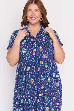 Lorraine Designs Shirt Dresses | Casual Dresses*Kimba Happy Health Dress