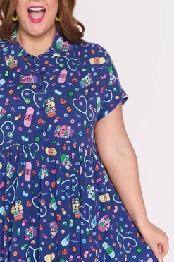 Lorraine Designs Shirt Dresses | Casual Dresses*Kimba Happy Health Dress