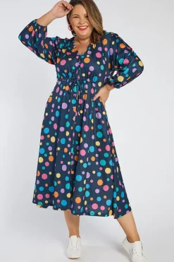 Lorraine Fit & Flare Dresses | Midi Dresses*Kloe Multi Spot Dress