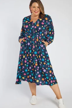 Lorraine Fit & Flare Dresses | Midi Dresses*Kloe Multi Spot Dress