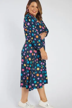 Lorraine Fit & Flare Dresses | Midi Dresses*Kloe Multi Spot Dress