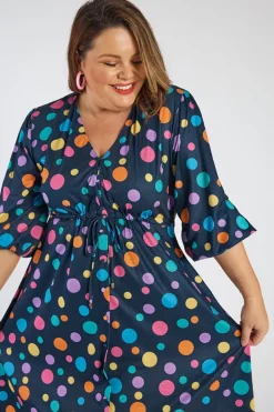 Lorraine Fit & Flare Dresses | Midi Dresses*Kloe Multi Spot Dress