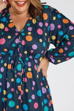 Lorraine Fit & Flare Dresses | Midi Dresses*Kloe Multi Spot Dress