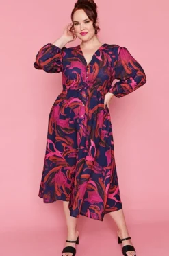 Lorraine Designs Casual Dresses | Fit & Flare Dresses*Kristen Midnight Sunrise Dress