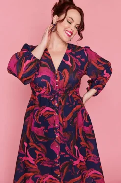 Lorraine Designs Casual Dresses | Fit & Flare Dresses*Kristen Midnight Sunrise Dress