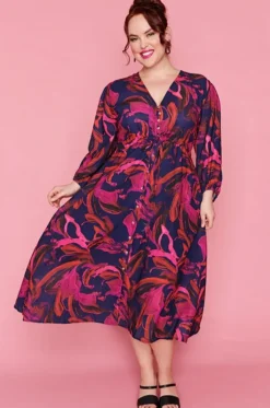 Lorraine Designs Casual Dresses | Fit & Flare Dresses*Kristen Midnight Sunrise Dress