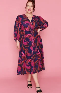 Lorraine Designs Casual Dresses | Fit & Flare Dresses*Kristen Midnight Sunrise Dress