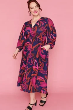 Lorraine Designs Casual Dresses | Fit & Flare Dresses*Kristen Midnight Sunrise Dress