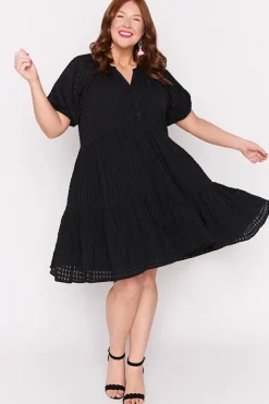 Lorraine Designs Loose Dresses | Knee Length Dresses*Kya Black Dress
