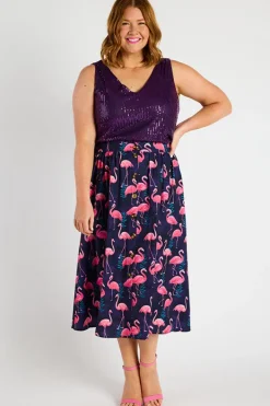 Lorraine Designs Skirts*Kylie OG Flamingo Skirt