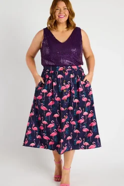 Lorraine Designs Skirts*Kylie OG Flamingo Skirt
