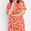 Lorraine Designs Casual Dresses | Fit & Flare Dresses*Layla Red Petal Whimsy Dress
