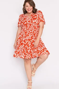 Lorraine Designs Casual Dresses | Fit & Flare Dresses*Layla Red Petal Whimsy Dress