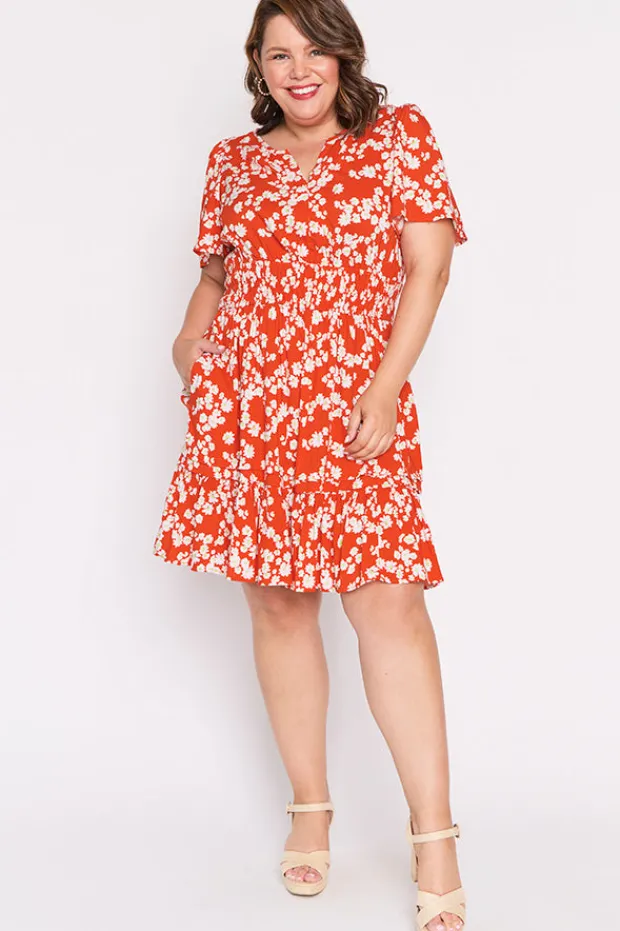 Lorraine Designs Casual Dresses | Fit & Flare Dresses*Layla Red Petal Whimsy Dress