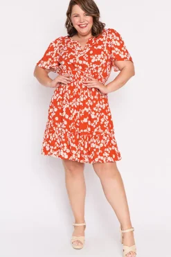 Lorraine Designs Casual Dresses | Fit & Flare Dresses*Layla Red Petal Whimsy Dress