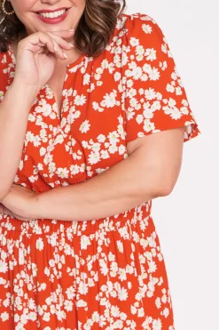 Lorraine Designs Casual Dresses | Fit & Flare Dresses*Layla Red Petal Whimsy Dress