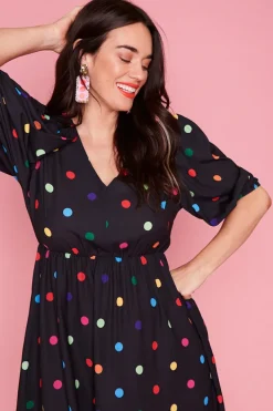 Lorraine Designs Casual Dresses | Fit & Flare Dresses*Let's Get Loud Circus Lights Dress