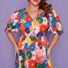 Lorraine Designs Casual Dresses | Fit & Flare Dresses*Let's Get Loud Hippy Floral Dress