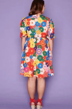 Lorraine Designs Casual Dresses | Fit & Flare Dresses*Let's Get Loud Hippy Floral Dress