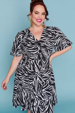 Lorraine Designs Casual Dresses | Knee Length Dresses*Logan Zebra Dress