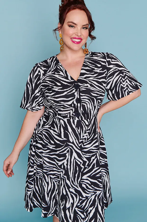 Lorraine Designs Casual Dresses | Knee Length Dresses*Logan Zebra Dress