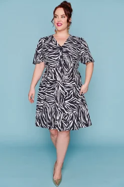 Lorraine Designs Casual Dresses | Knee Length Dresses*Logan Zebra Dress