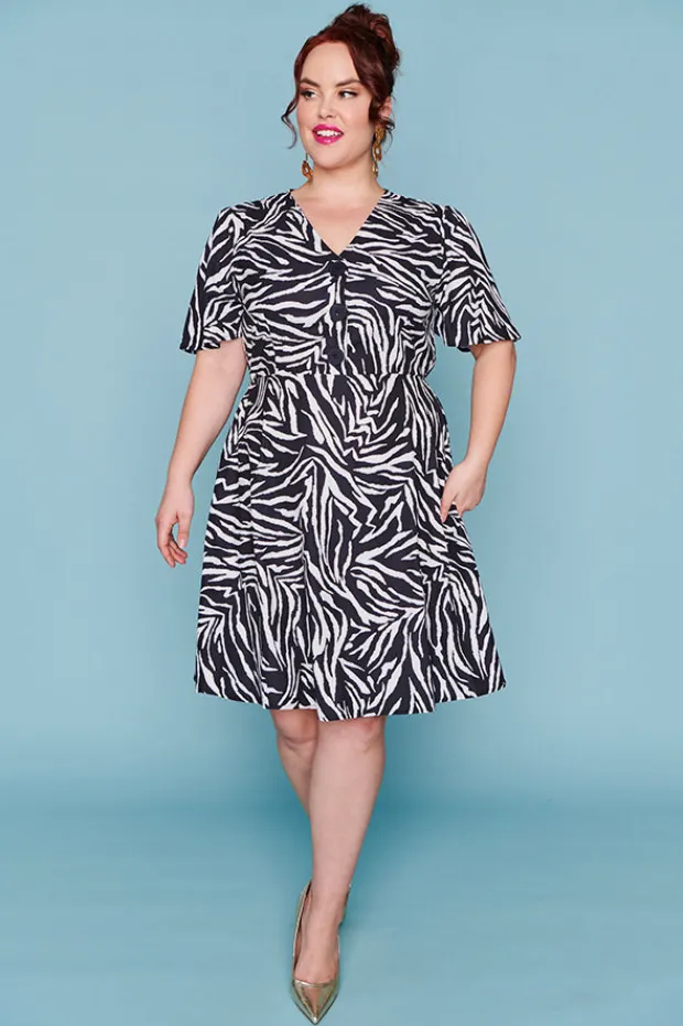 Lorraine Designs Casual Dresses | Knee Length Dresses*Logan Zebra Dress