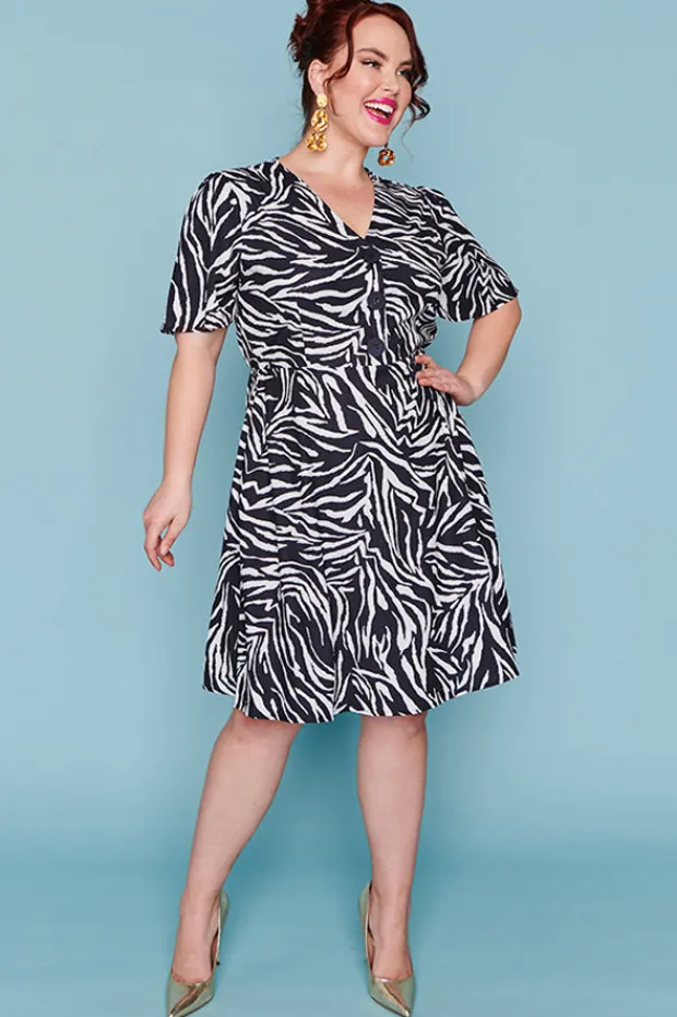 Lorraine Designs Casual Dresses | Knee Length Dresses*Logan Zebra Dress